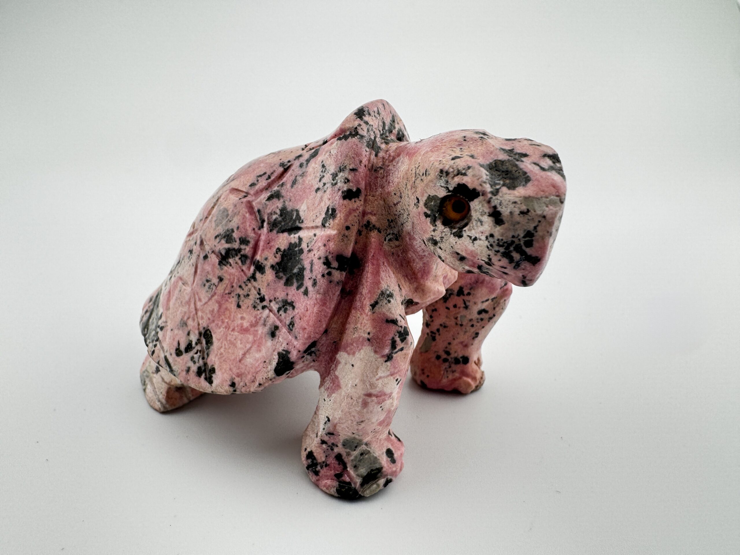 Peruvian Rhodonite Carved Tortoise #7