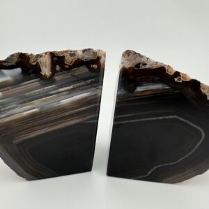 Natural Agate Bookends #47