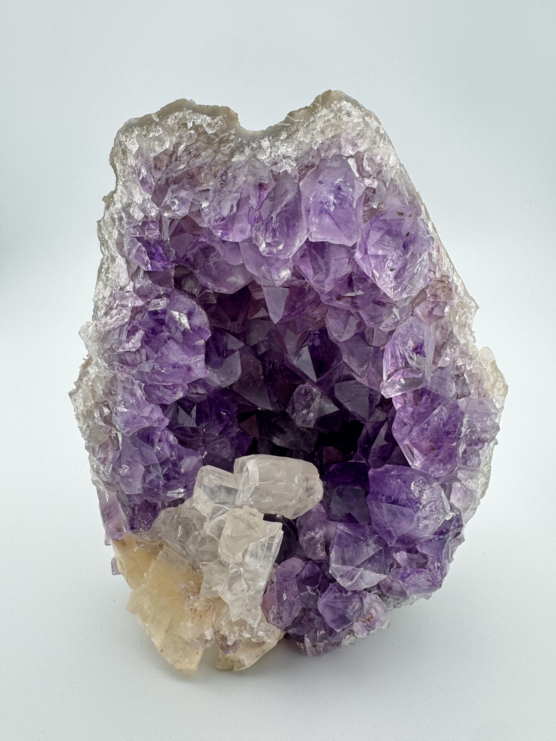 Amethyst with Calcite #54